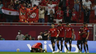 صورة كأس العرب: أفشة يهدي مصر فوزا صعبا على لبنان