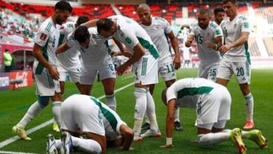 صورة كأس العرب: المنتخب الجزائري يقسو على نظيره السوداني برباعية نظيفة