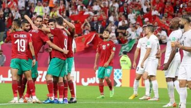 صورة كأس العرب : المنتخب المغربي يسحق نظيره الفلسطيني برباعية نظيفة