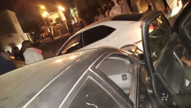 صورة عاجل حادث سير قرب ملتقى (كرفور أشريف)
