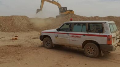 صورة انتشال جثمانين من مفقودي مجهر اصبيبيرات .. أسماء