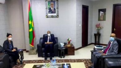 صورة اعتماد ممثلة جديدة لمفوضية شؤون اللاجئين في موريتانيا
