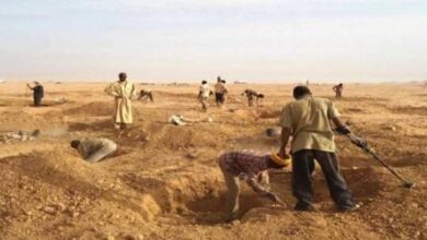 صورة سقوط مواطن موريتاني داخل بئر للتنقيب بالجزائر
