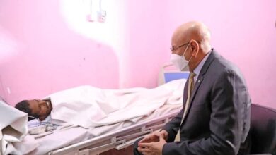 صورة المنقب المنتشل يشكر الرئيس وشركة معادن