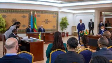 صورة البيان  الصادر في أعقاب زيارة الرئيس الرواندي لموريتانيا