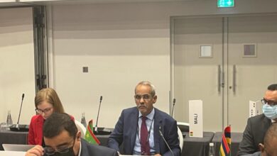 صورة السفير شيخنا ولد النني: الديمقراطية والأمن ملفان أساسيان بالنسبة لموريتانيا (صور)
