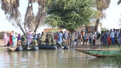 صورة دوريات عسكرية لمواجهة الإرهاب والهجرة في نهر السنغال