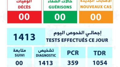 صورة كورونا:0إصابات 0حاللت شفاء 0وفيات في البلاد