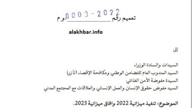 صورة وزير المالية: 2022 ستعرف إرساء لا مركزية الدفع وتطبيق “الأرقم”