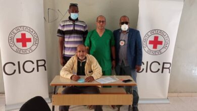 صورة حملة للتلقيح ضد كوفيد في السجون الموريتانية