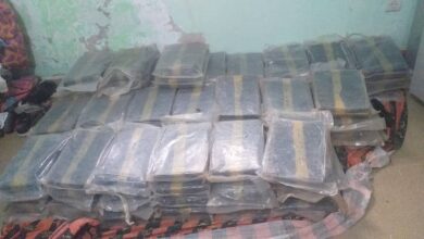 صورة توقيف أجنبي بحوزته 180 كلغ من القنب الهندي