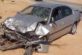 صورة وفاة شخصين بحادث سير على طريق الأمل