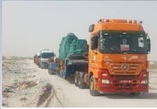 صورة صوملك : وصول مولدات ” كاتر بيلار ” جديدة مخصصة لأربع مدن داخلية ( صور)