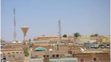صورة انفجارات في اتجاه ثكنة عسكرية بإحدى ضواحي مدينة بوكي