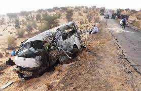صورة ثلاث وفيات وعدة جرحى في حادث سير على طريق جكني