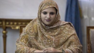 صورة بنت أنتهاه تشارك في مؤتمر نضالات المرأة العربية بالجزائر