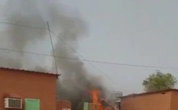 صورة أزويرات :حريق في أحد الأحياء السكنية لعمال سنيم يخلف خسائر مادية  .. صورة