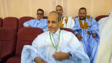صورة الصور الاولى من اجتماع المجلس الوطني للحزب الحاكم في قصر المؤتمرات