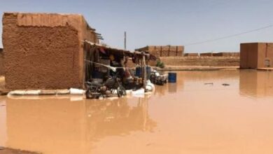 صورة أمطار معتبرة على مناطق واسعة (مقاييس)