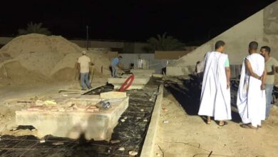 صورة انواكشوط : وزارة الاسكان تواصل الأعمال في “ساحة ابن عباس “