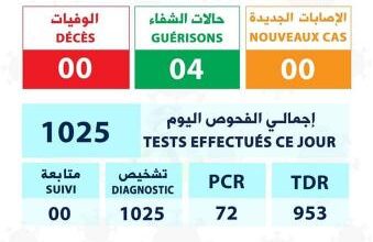 صورة الحالة الوبائية خلال 24 ساعة الأخيرة