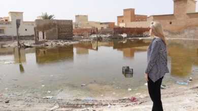 صورة مساعدات أمريكية للمتضررين من الامطار فى كيهيدي ونواكشوط