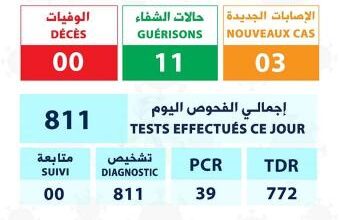 صورة الحالة الوبائية خلال24 ساعة الأخيرة
