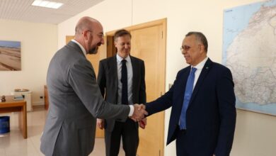 صورة اللجنة الوطنية لحقوق الإنسان تصدر بيانا عقب لقاء رئيسها برئيس المجلس الأوروبي