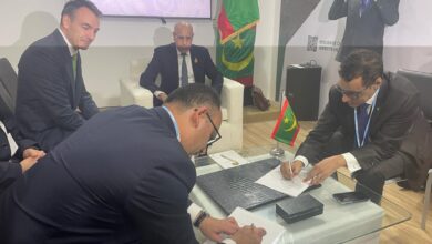 صورة مذكرة تفاهم موريتانيا وBP في مجال الهيدروجين