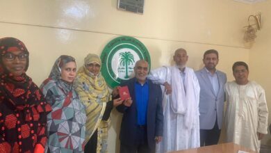 صورة نواكشوط: وفد من قطاع غزة يجري مباحثات مع أعضاء في البرلمان