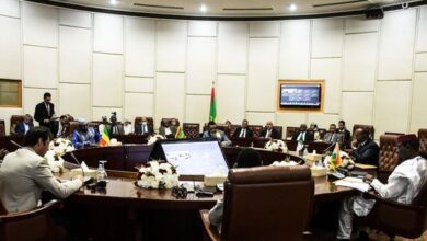 صورة اجتماع وزاري لمبادرة الصحراء للطاقــة