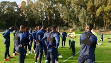 صورة المنتخب الموريتاني للمحليين يجري اول حصة تدريبية له في معسكره