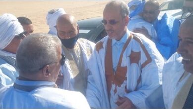 صورة استقبالات شعبية حاشدة لرئيس حزب الانصاف عند مدخل الشامي