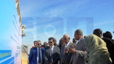 صورة نواكشوط: وضع حجر الأساس للمركز الوطني للموارد المائية