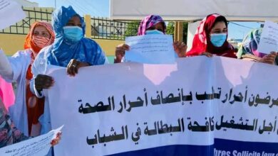 صورة ممرضون يطالبون باكتتاب الحاصلين على 10 في مسابقة الصحة