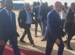 صورة نواكشوط: صور أولية من حفل إطلاق الأشغال في المركب الجامعي الجديد. (صورة)