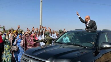 صورة صور من استقبال سكان الترارزة لرئيس الجمهورية بروصو