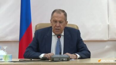 صورة لافروف: مباحثاتي مع غزواني كانت شيقة وغنية للغاية
