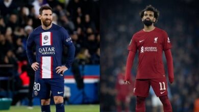صورة محمد صلاح إلى باريس سان جيرمان خلفا لميسي