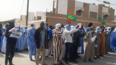 صورة انواذيبو : احتجاجات واسعة لملاك السفن المجسرة ضد مساعي وزير الصيد …التفاصيل