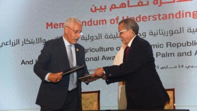 صورة موريتانيا والإمارات توقعان مذكرة تفاهم حول تنظيم مهرجان دولي لتمور موريتانيا