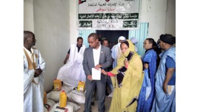 صورة توزيع 1000 سلة غذائية على الأسر الضعيفة في أطار