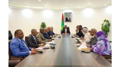 صورة أنواكشوط : الوزير الأول يترأس اجتماع اللجنة المكلفة بملف النفايات الصلبة