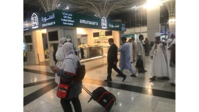 صورة اكتمال وصول الحجاج الموريتانيين إلى المدينة المنورة