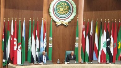 صورة غزواني يبحث قضايا إقليمية مع أمين عام جامعة الدول العربية