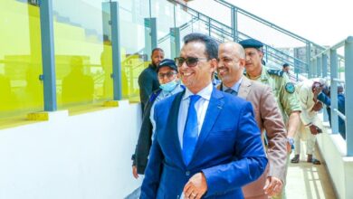 صورة وزير الثقافة يؤدي زيارة اطلاع للمركب الأولمبي في العاصمة نواكشوط