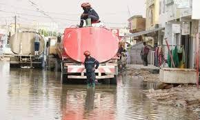 صورة أمطار غزيرة على مناطق شاسعة من عدة ولايات