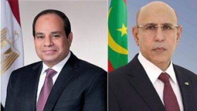 صورة ولد الشيخ الغزواني يوجه برقية تهنئة إلى رئيس جمهورية مصر العربية