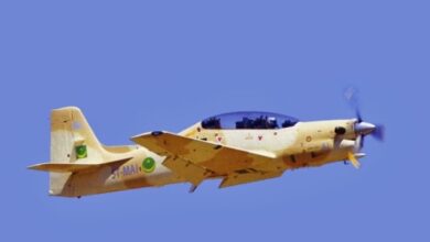 صورة عمليات بذر جوي في مناطق بعمق الصحراء الموريتانية
