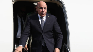 صورة ولد اغزواني يتوجه إلى ولاية اترارزة صباح اليوم الاربعاء